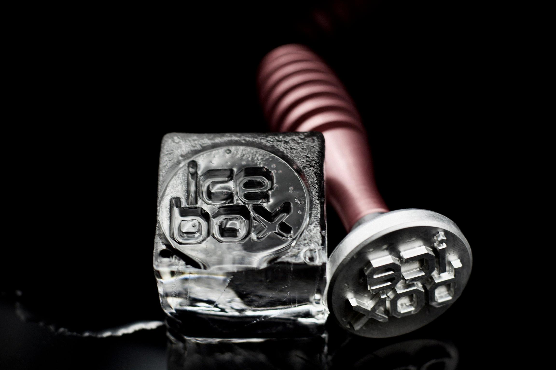 Stamped Ice Cubes
