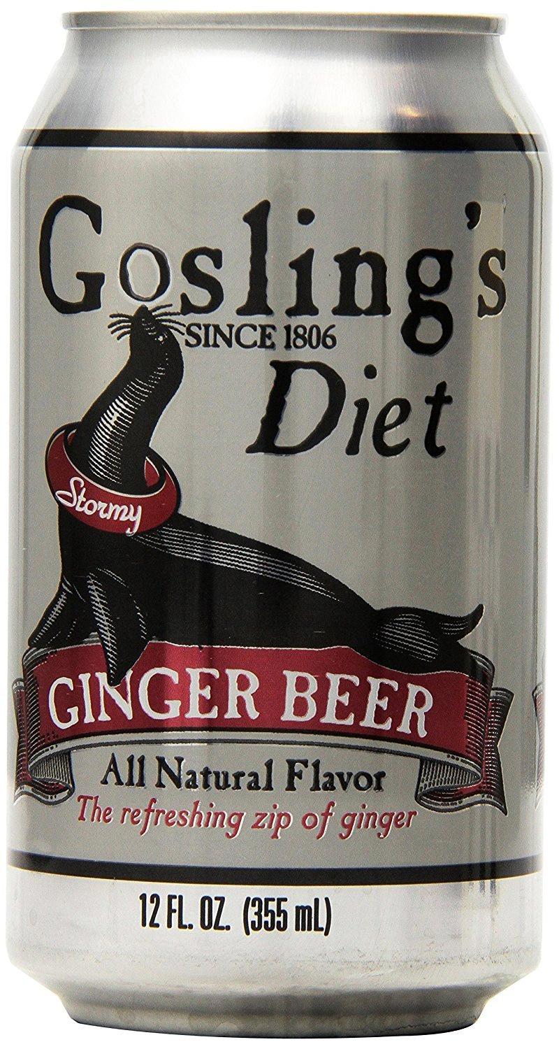 goslings diet stormy ginger beer 12 oz pack of 24 1