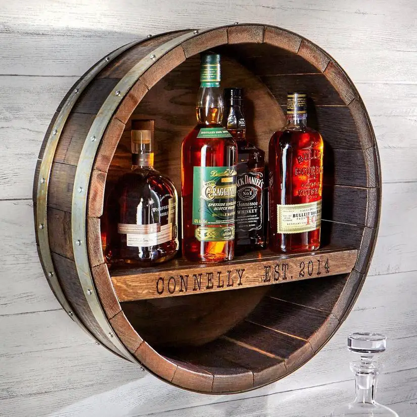 Whiskey Barrel Bar Ideas 2 