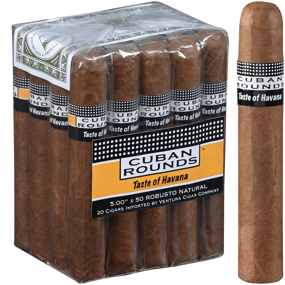 The Luxurious Cuban Rounds Natural Cigars