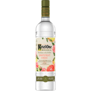 Ketel One Botanical Grapefruit Rose with glass 1673266063