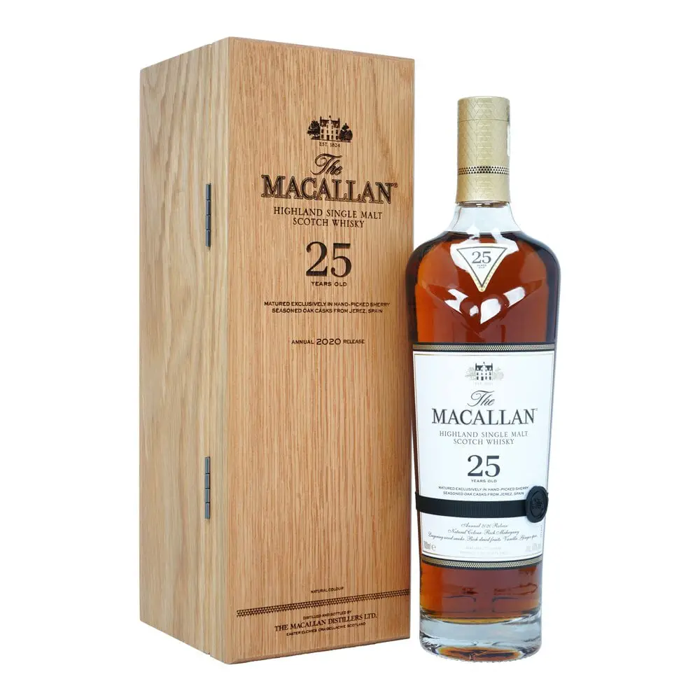 Macallan 25 year old whiskey 1672573566