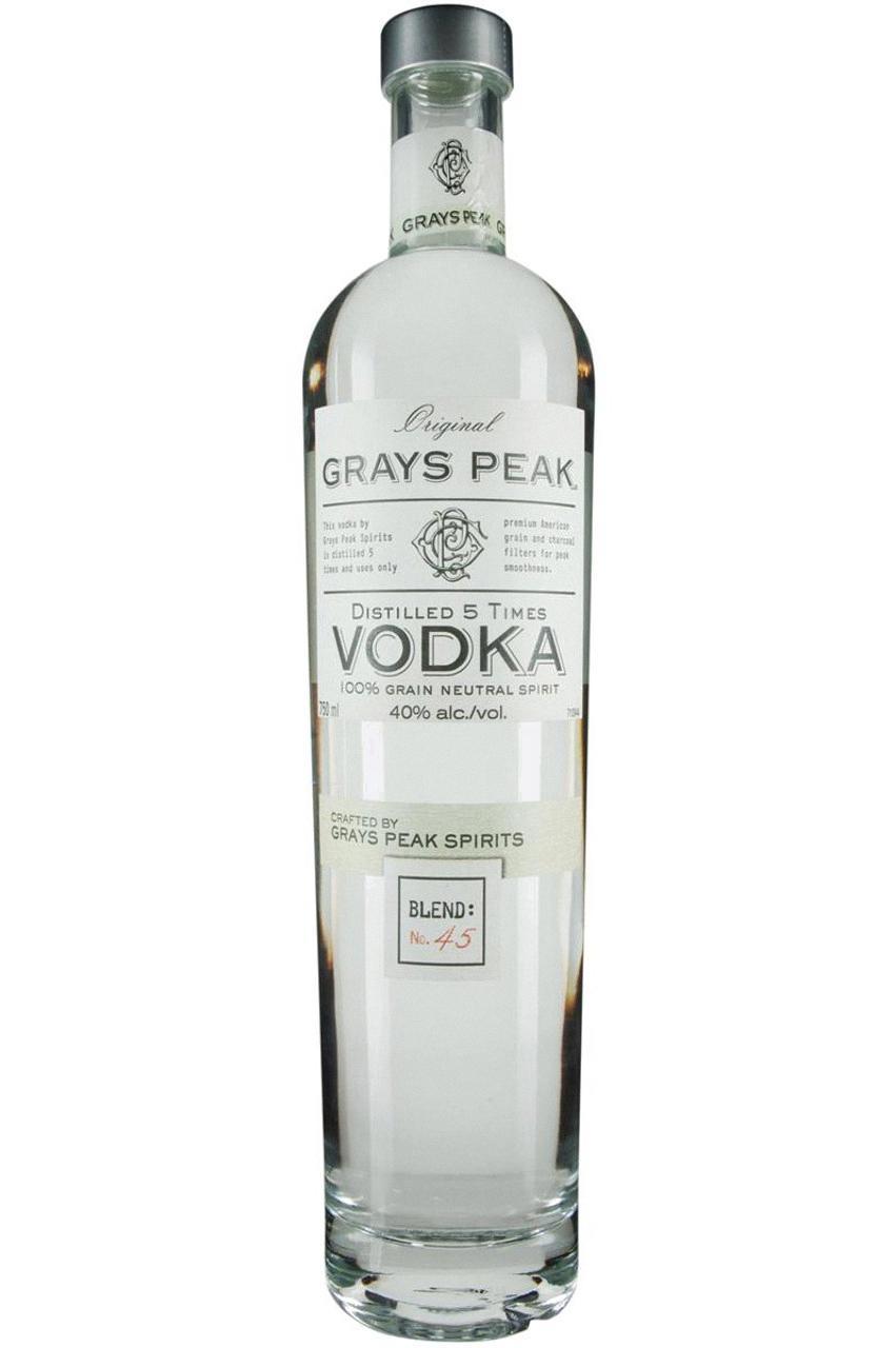 Grays Peak Vodka The Best Gluten Free Vodka!