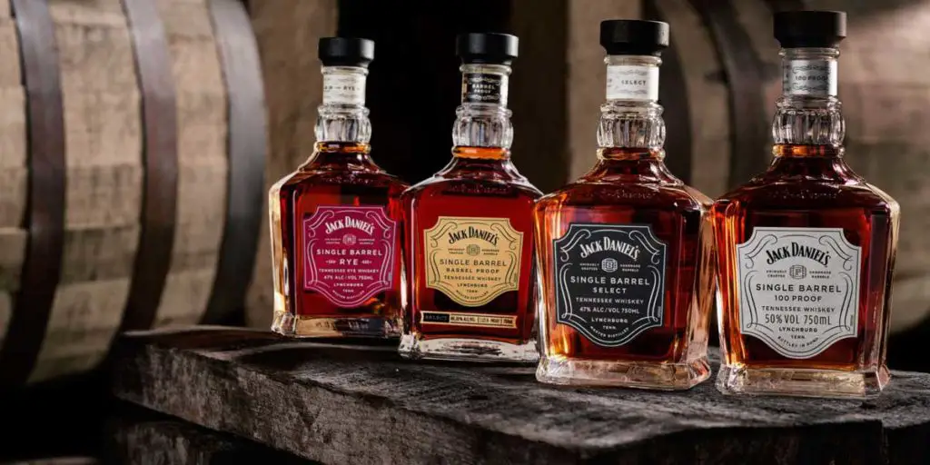 list of Jack Daniels Tennessee Whiskey 1672752621