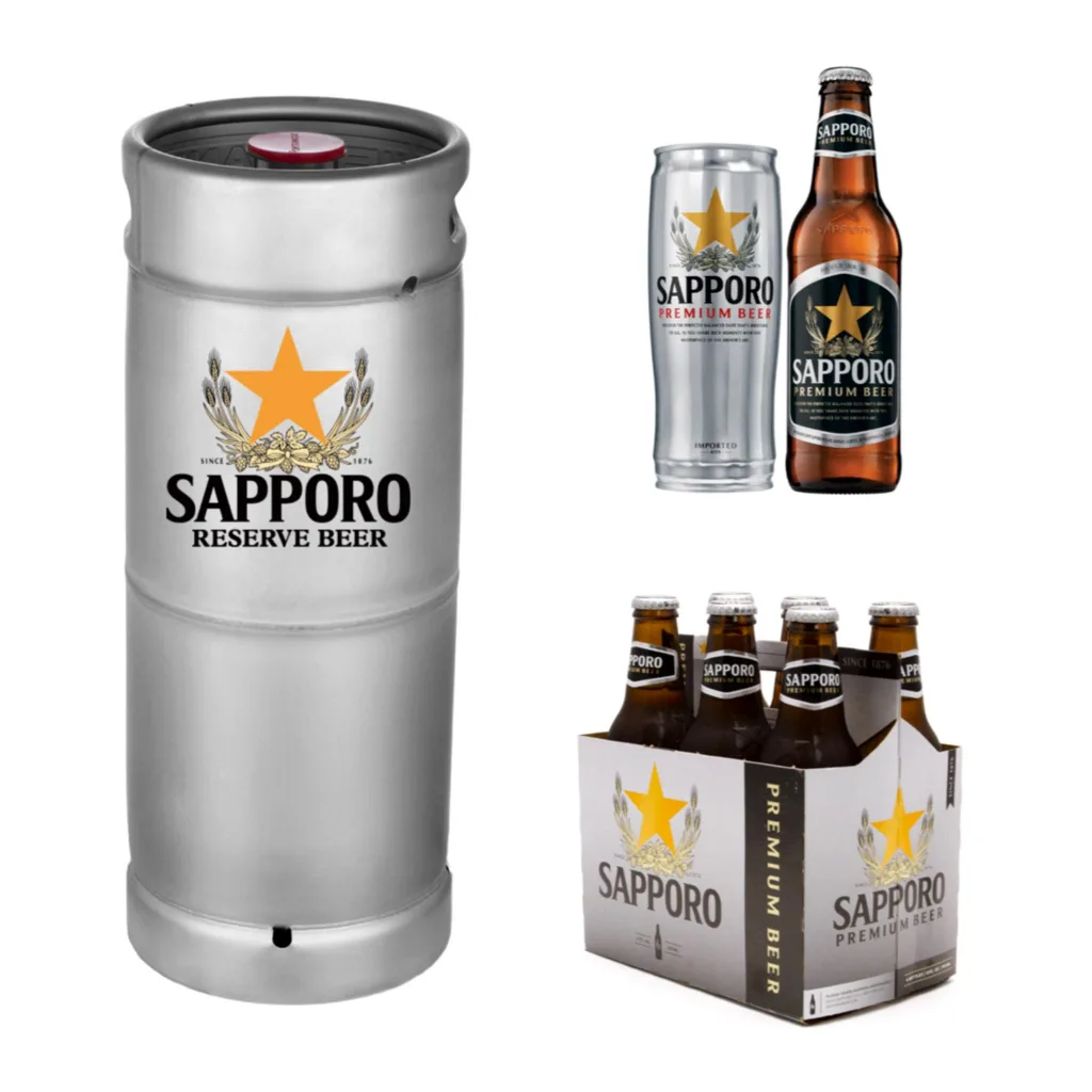 Enjoy the Benefits of Sapporo Beer 4.9 ABV