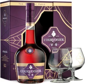 Courvoisier VS with glassware 1675767424
