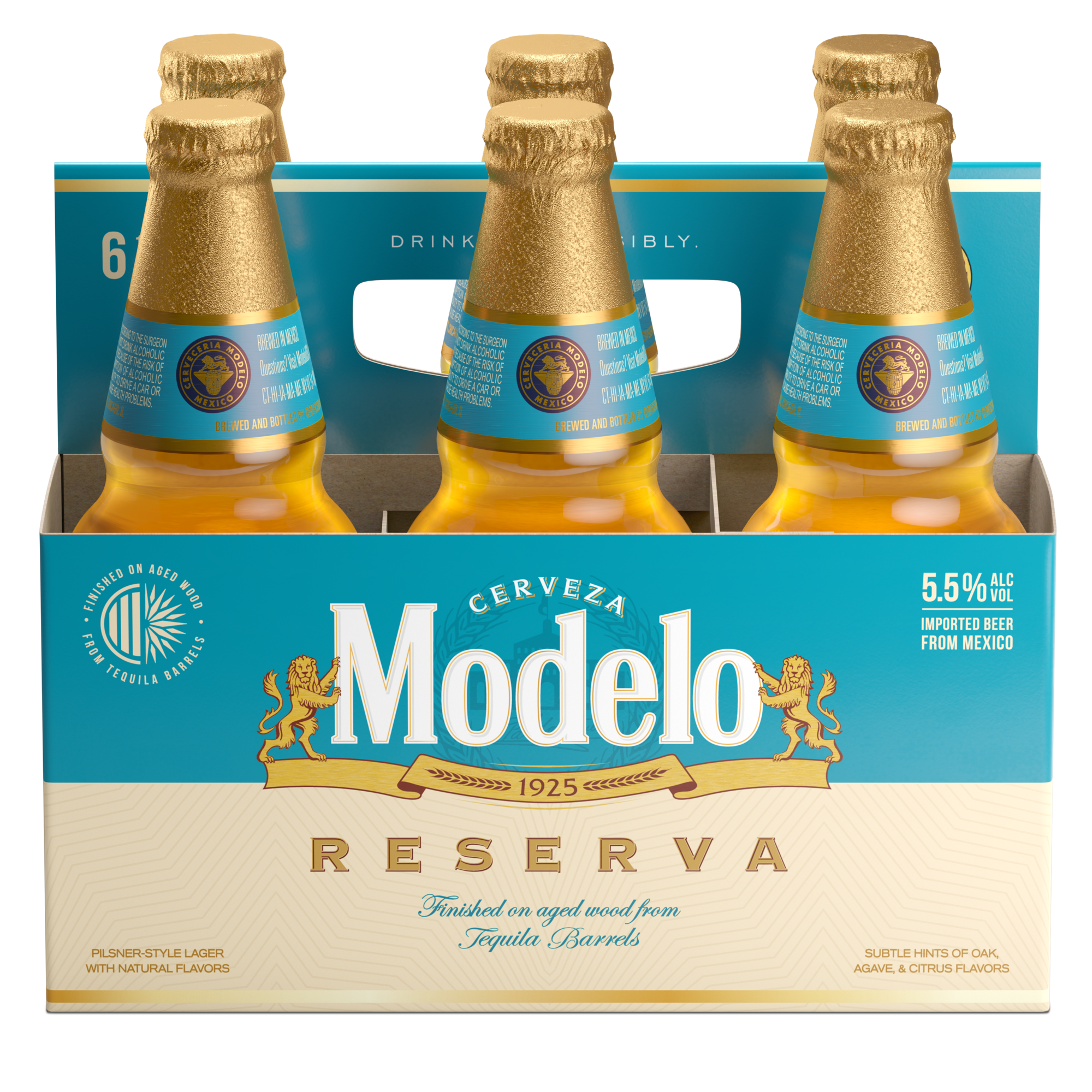 A Refreshing Taste of Modelo Reserva Tequila Barrel Mexican Lager Beer
