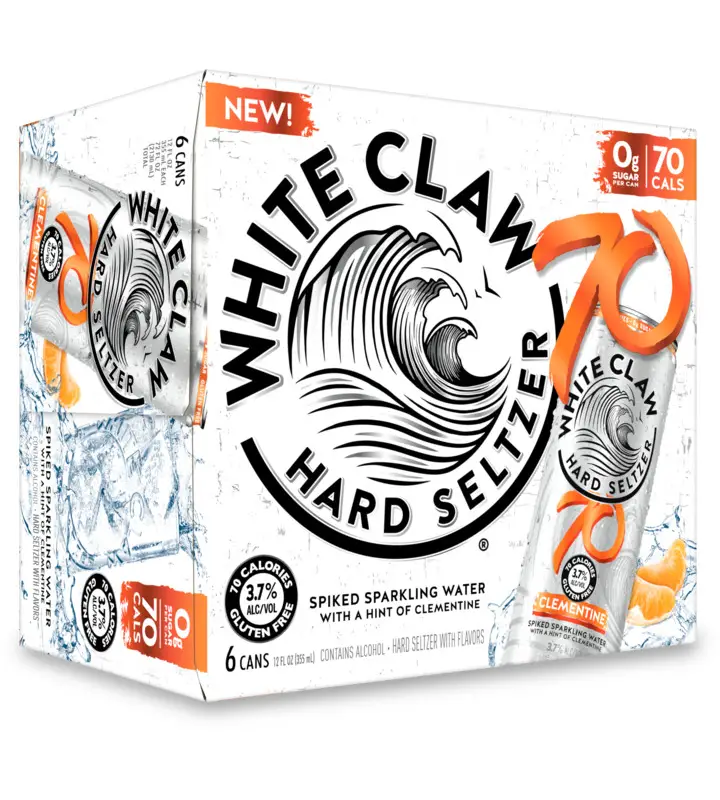 White Claw® Hard Seltzer 70 Clementine 1676516100