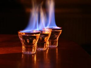 Flaming Sambuca Shot 1679913058