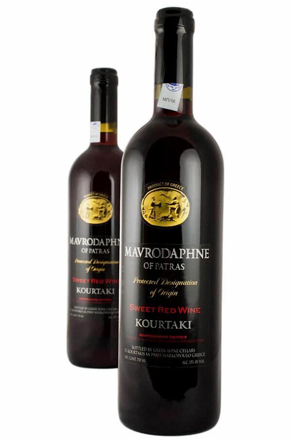 mavrodaphne of patras sweet red wine kourtaki