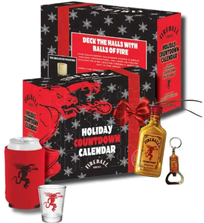 The Joy of Fireball Whisky with the Holiday Countdown Calendar!