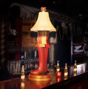 Miller High Life with a Festive Leg Lamp 1687705095