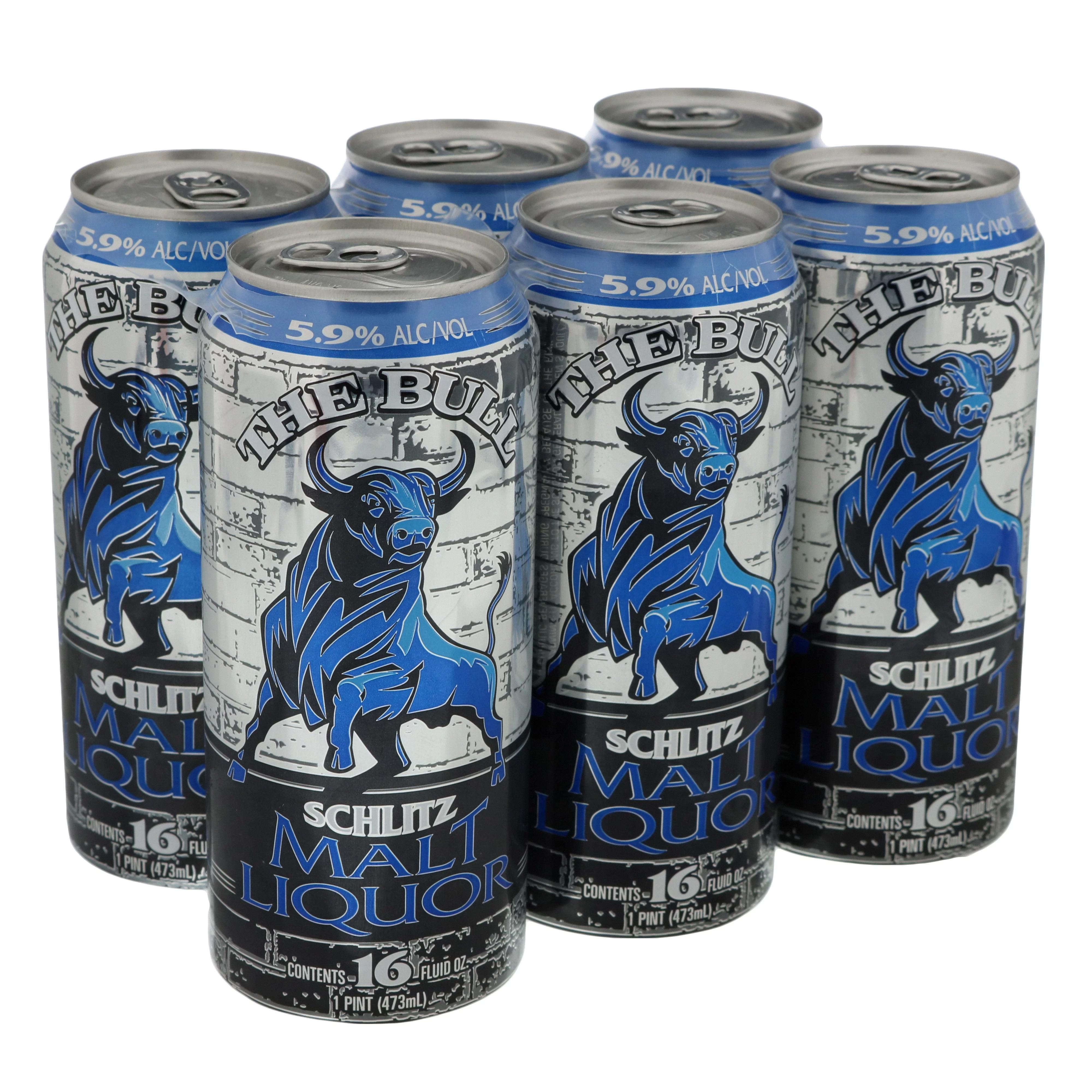 beer with blue bull
