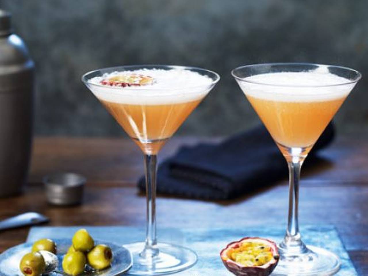 Passion Fruit Liqueur Cocktail