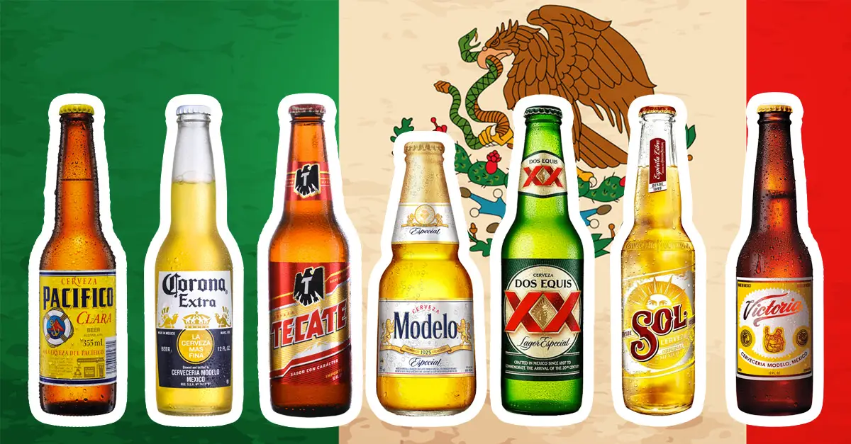 The Best Mexican Beers Tecate, Corona Extra, Modelo Especial, Pacifico