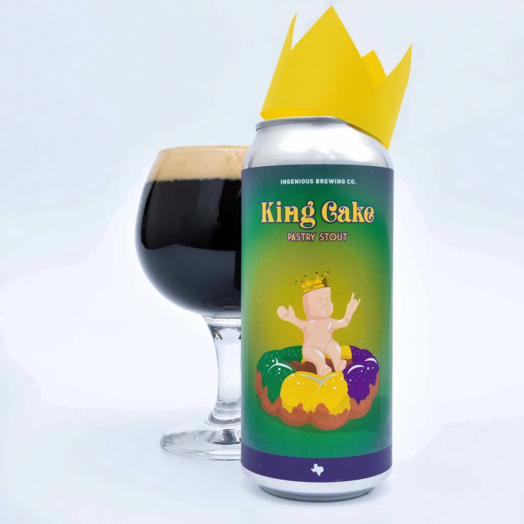 Taste the Festive Flavor of King Cake Beer!