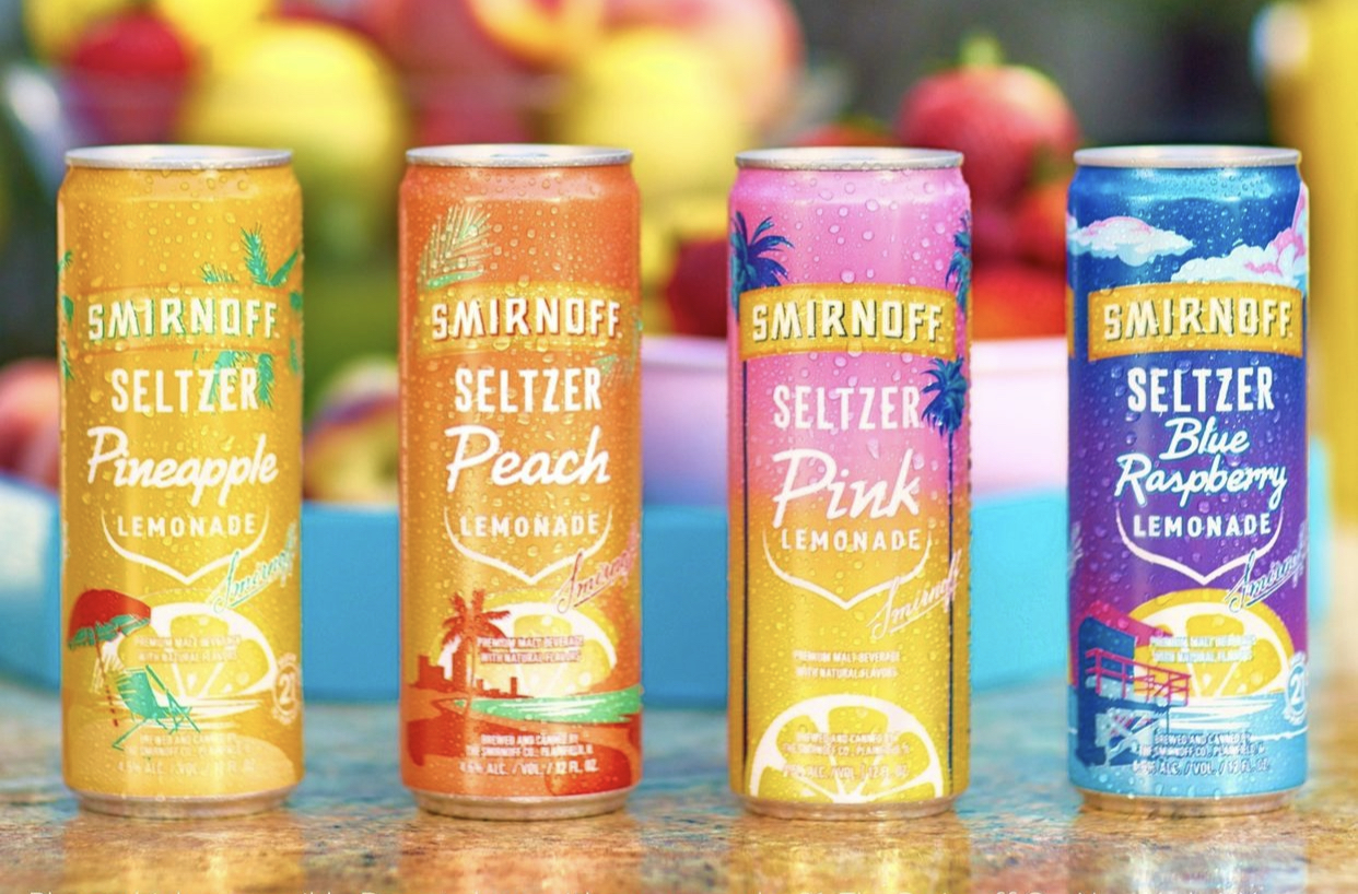 Nutrition Facts of Smirnoff Seltzers