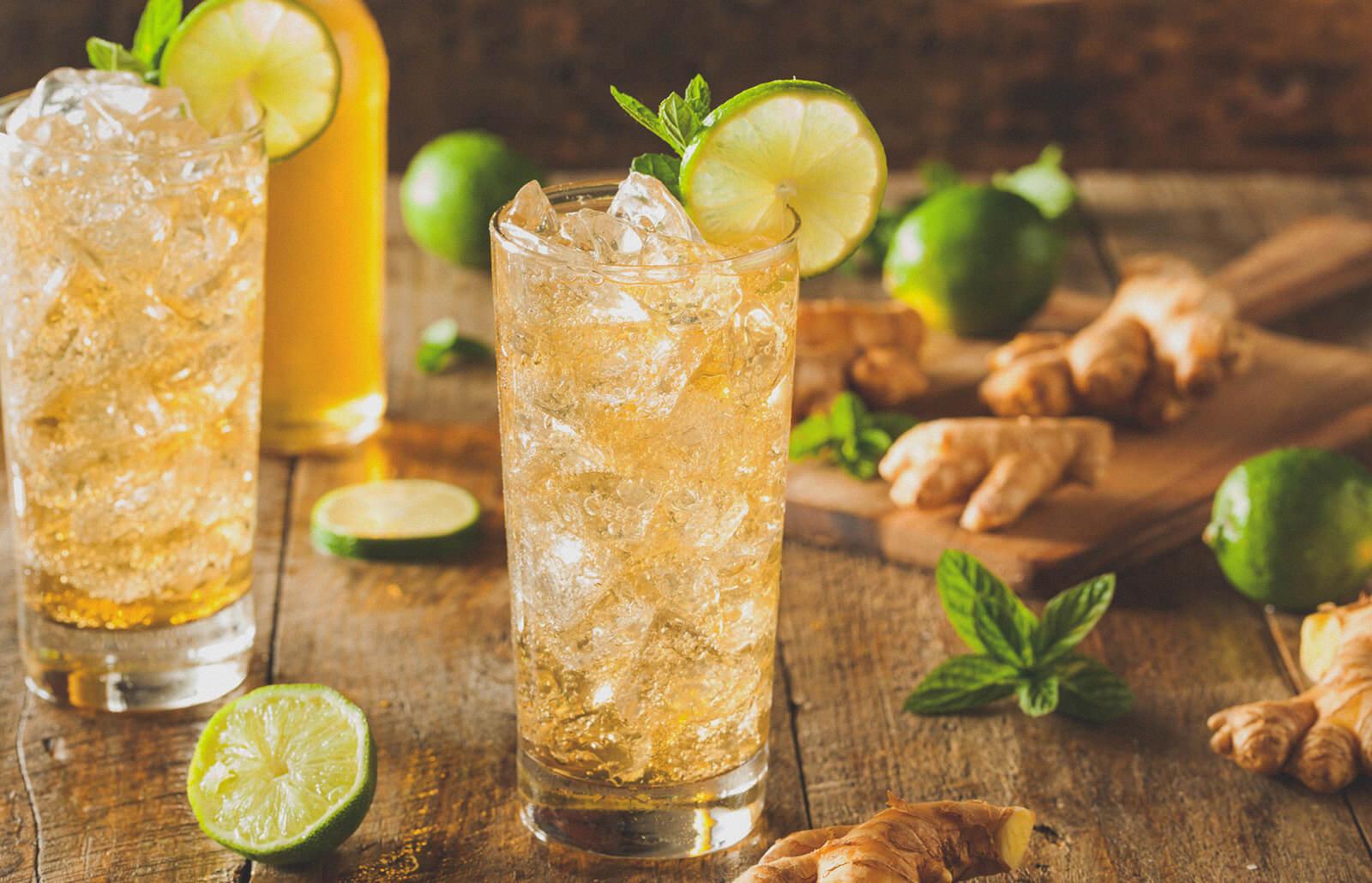 cocktails with ginger beer