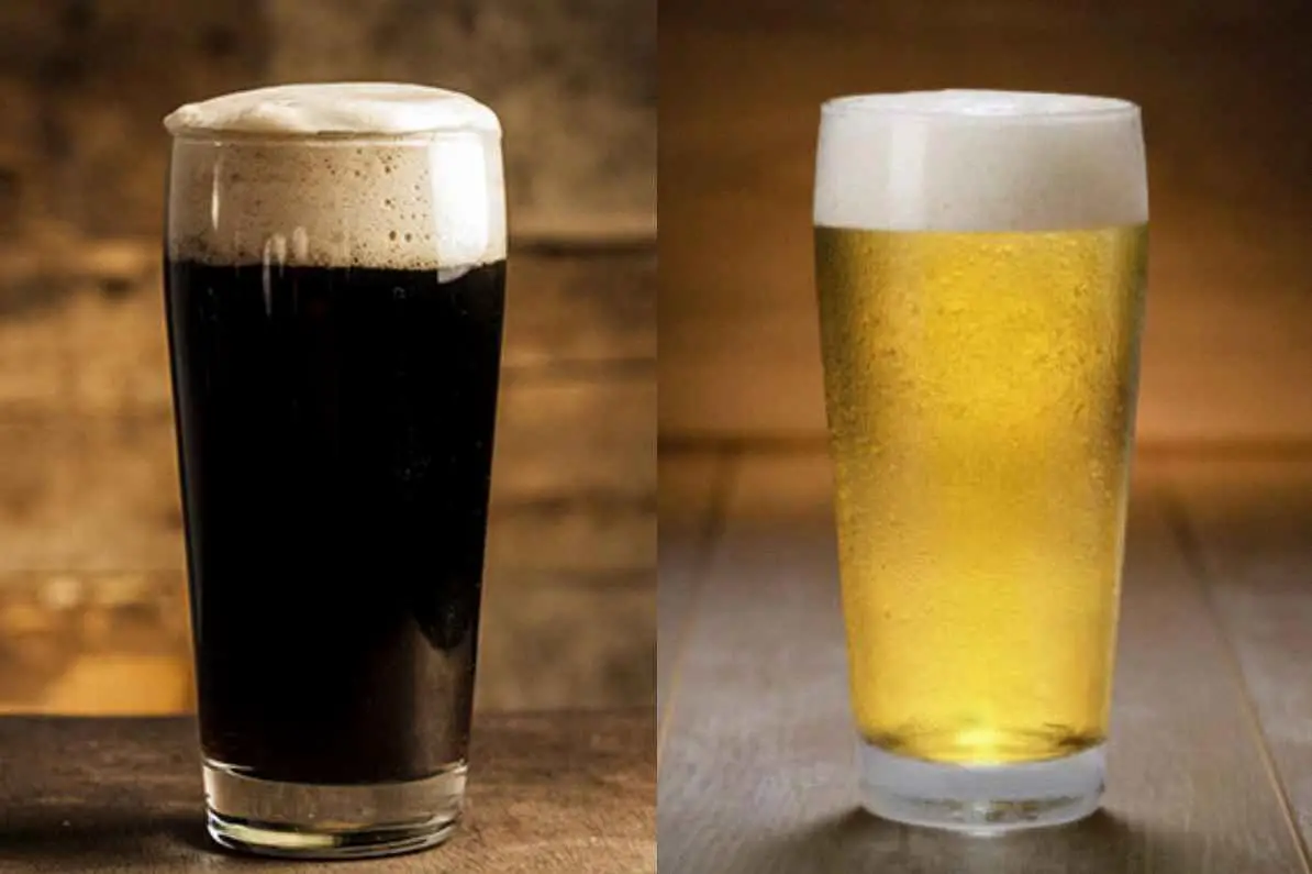 dark vs light beer