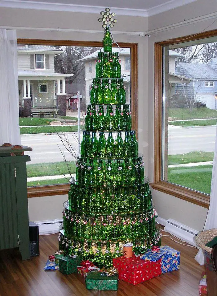 beer christmas tree ideas