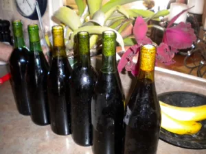 bottling homemade wine 1