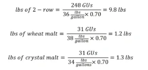 brewing efficiency calculator 1 1