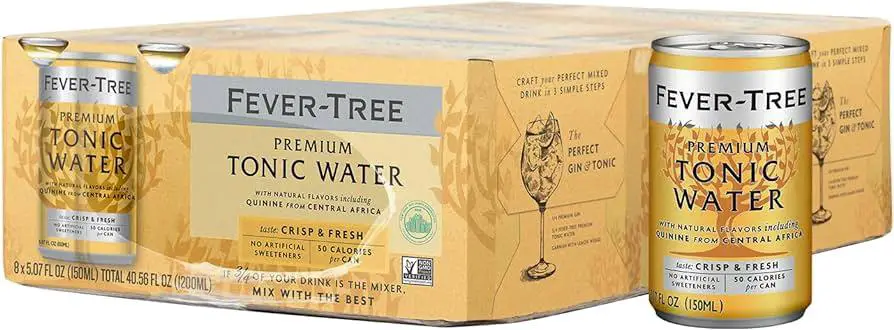 fever tree tonic cans