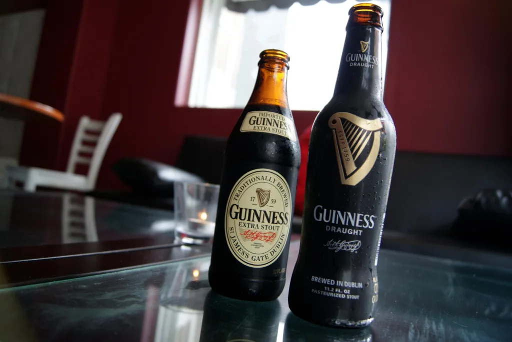 Guinness Extra Stout vs. Draught