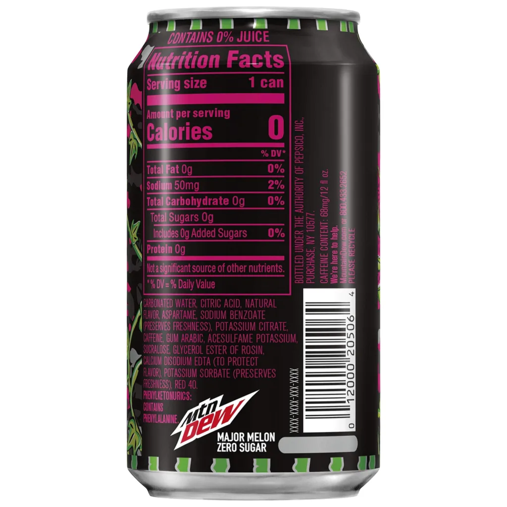 The Ingredients in Hard Mountain Dew
