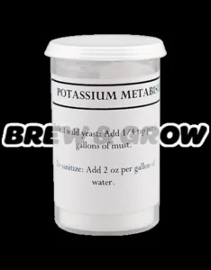 how much potassium metabisulfite per gallon of wine 1