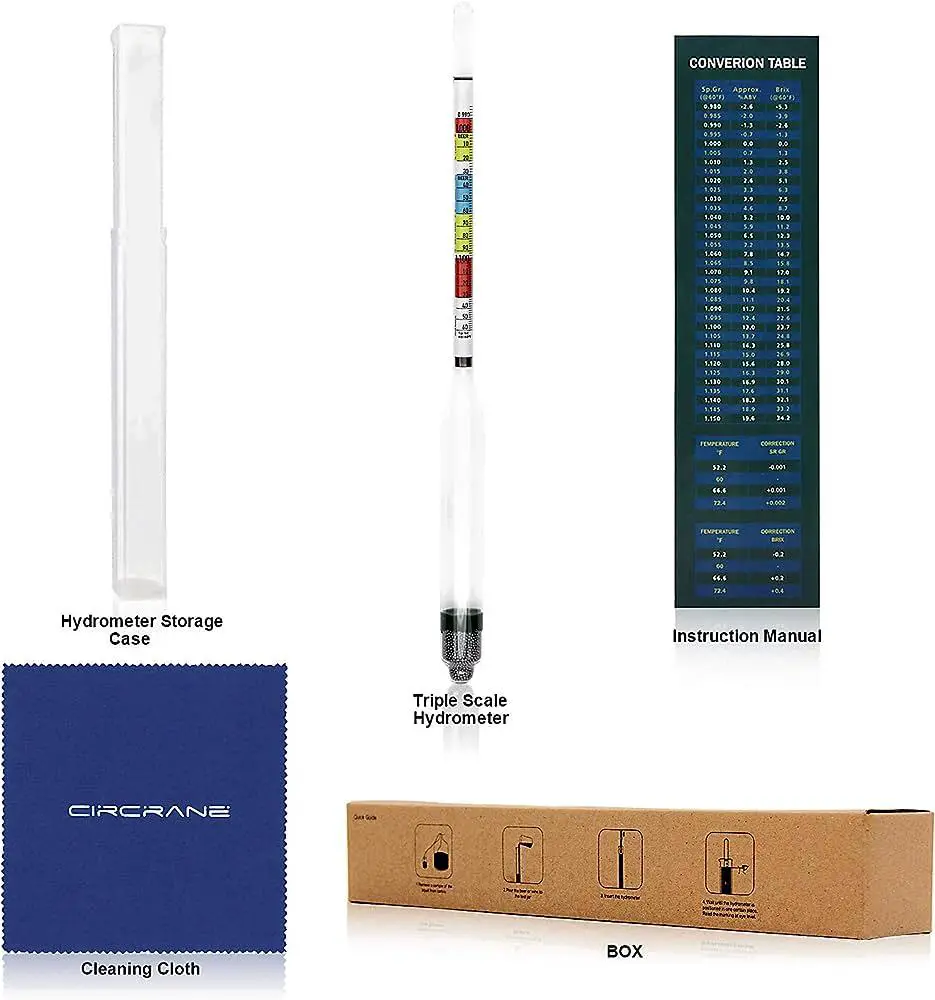 Brewing with a Triple Scale Hydrometer